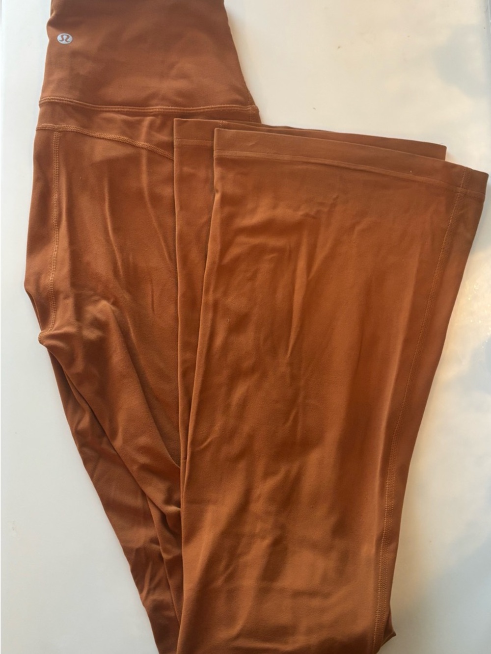 Lululemon 4Long  Wide-Leg High-Rise Pants — Rust